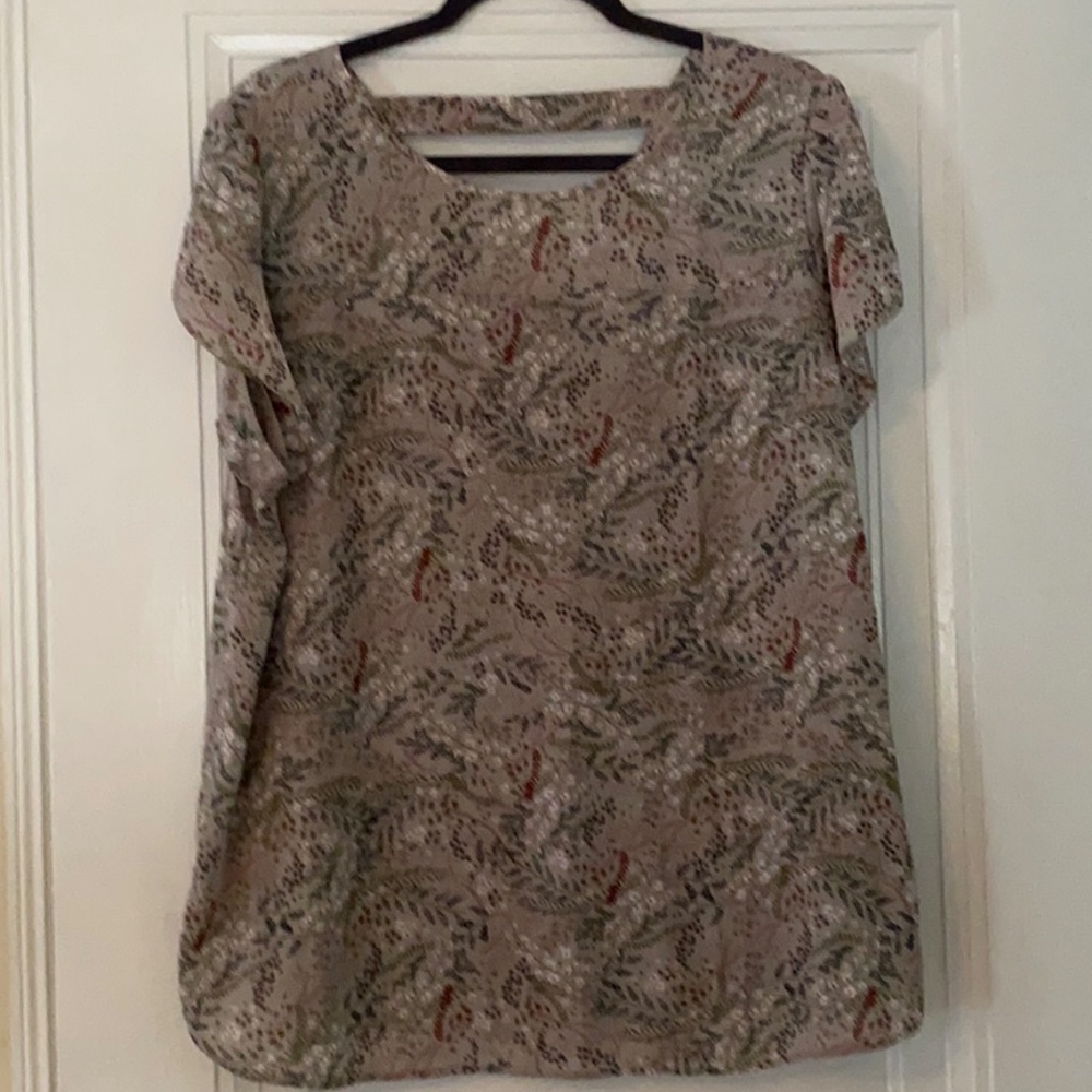 Cap sleeve - V opening in the back top